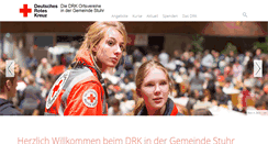 Desktop Screenshot of drk-stuhr.de